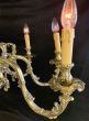 Restored 8 arm French foliate chandelier 