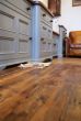 Original salvaged printing works pine flooring 