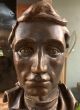 Vintage cast Bronze bust 