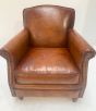 Antique English leather suite