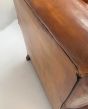 Pair of English leather armchairs 