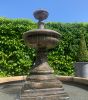 Single tier Georgian Chalice water fountain & 2.1 pool surround