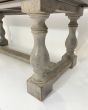 Reclaimed grey distressed dining table