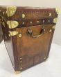 Splendid pair of fully restored Military travel trunks