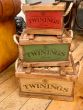 Wooden twining's boxes various sizes