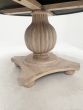 Natural imperial round pedestal dining table