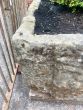 Antique garden stone trough