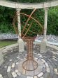 Blacksmith forged Armillary sphere garden sculpture