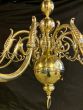 Impressive large Georgian styled Brass chandelier 