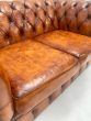 Restored vintage 2 seater button back settee