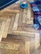 Reclaimed Oak parquet wood flooring Sir Samuel Kelly