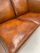 Vintage 2 seater Scandinavian leather settee