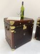 Splendid pair of fully restored Military travel trunks