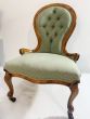 Victorian spoon back nursing chair