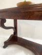 French 19th century marble topped console table / writing desk