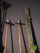 Pairs of Vintage Wooden Skis with Poles  Price displayed is per pair