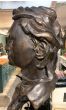 Vintage cast Bronze bust 