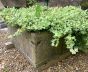 Nicely aged square gritstone trough