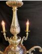 Restored French foliate chandelier 