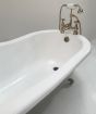 Vintage cast iron single ended slipper bath 