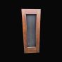 Single Pane Oak Sheeted Door – Waxed Dark Brown