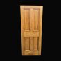 4 Panel Mortise and Tenon Reclaimed Pine Door (Waxed)