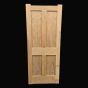 4 Panel Mortise and Tenon Contemporary Oak Door