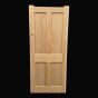 4 Panel Mortise and Tenon Contemporary Oak Door