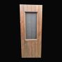 Guinness Board Pine Plank Door - 1 pane (without glass)