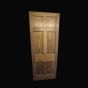 Original 6 Panel Pitch Pine Door