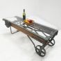 Edwardian industrial truck barrow coffee table