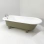 Restored luxurious Victorian Gentleman’s roll top bath