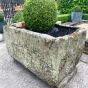 Antique garden stone trough