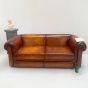 Restored vintage English 3 seater settee