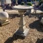 Vintage style garden birdbath