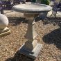 Vintage style garden birdbath