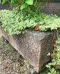 Large 19th century stone trough nicely weathered 
