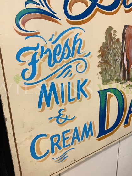 Buttermilk dairy sign