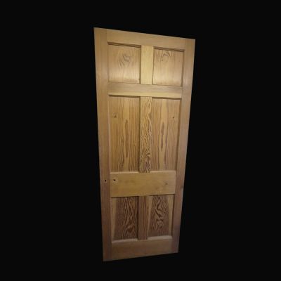 Original 6 Panel Pitch Pine Door