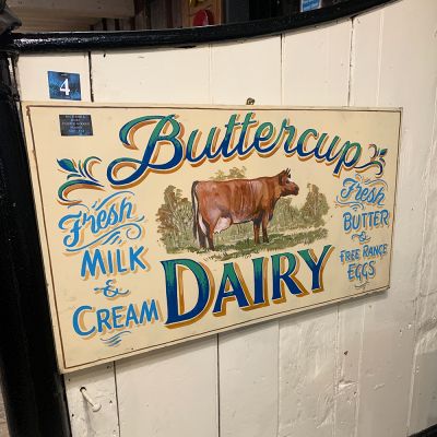 Buttermilk dairy sign 
