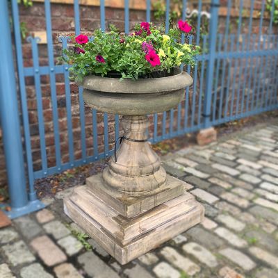Small Georgian chalice planter / urn 