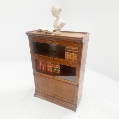 Vintage Oak lawyers bookcase 