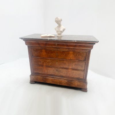 19TH Century marble top commode
