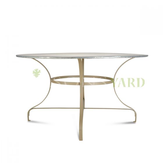 Lovely bespoke rectangle table, with handmade zinc top.