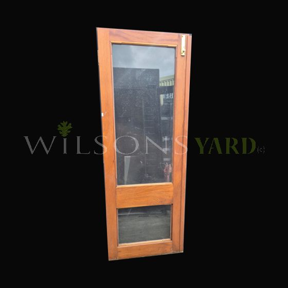 2 Pane Mortice and Tenon Hardwood Door Including Glass