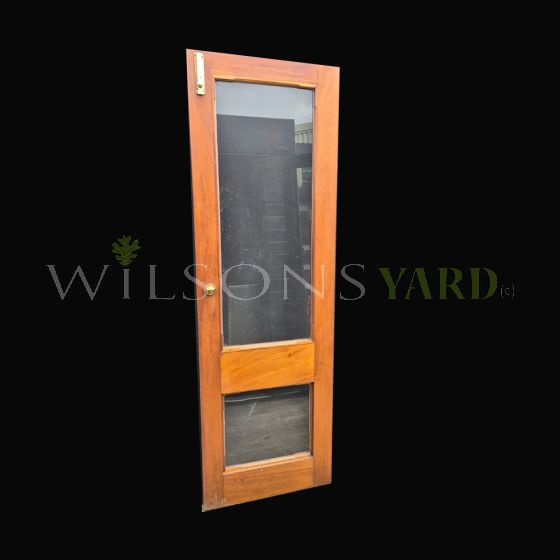 2 Pane Mortise and Tenon Hardwood Door Including Glass