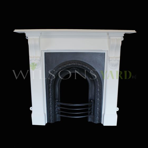 Restored Victorian cast iron fireplace (Circa 1890) 