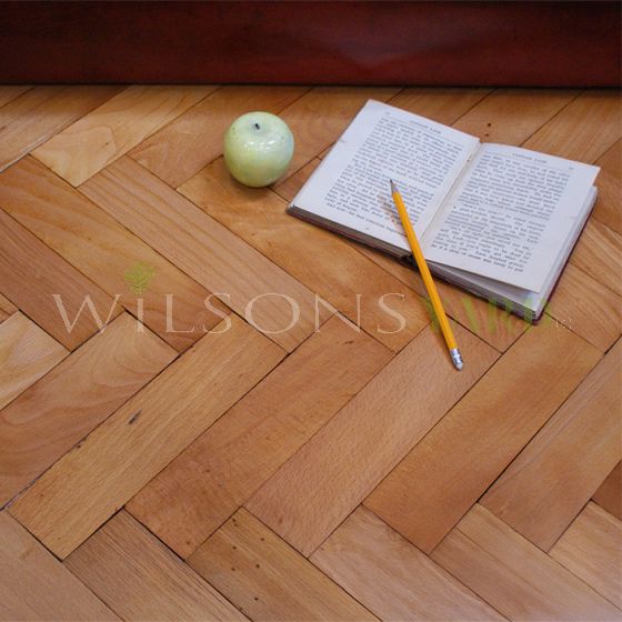 Reclaimed parquet wood flooring 