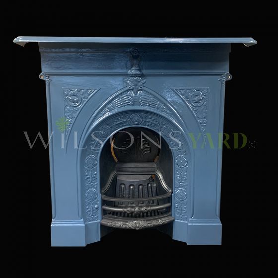 Edwardian cast iron fireplace (Circa 1900)