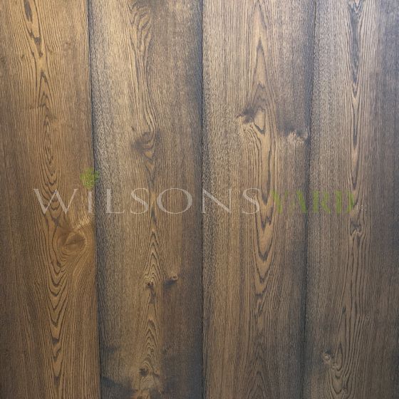 WILSON’S SAUNDERSON CASTLE RANGE PRE-FINISHED SOLID SQUARE SHOULDER OAK PLANK